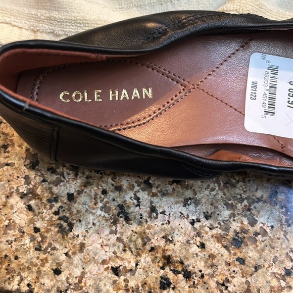 Cole Haan slip on leather ballet NWT size 6 1/2 - Picture 5 of 7
